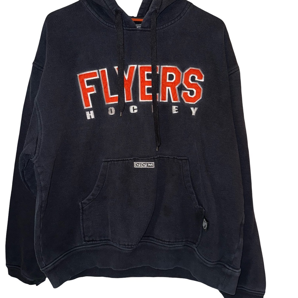 NHL Flyers Black and Orange Hoodie
